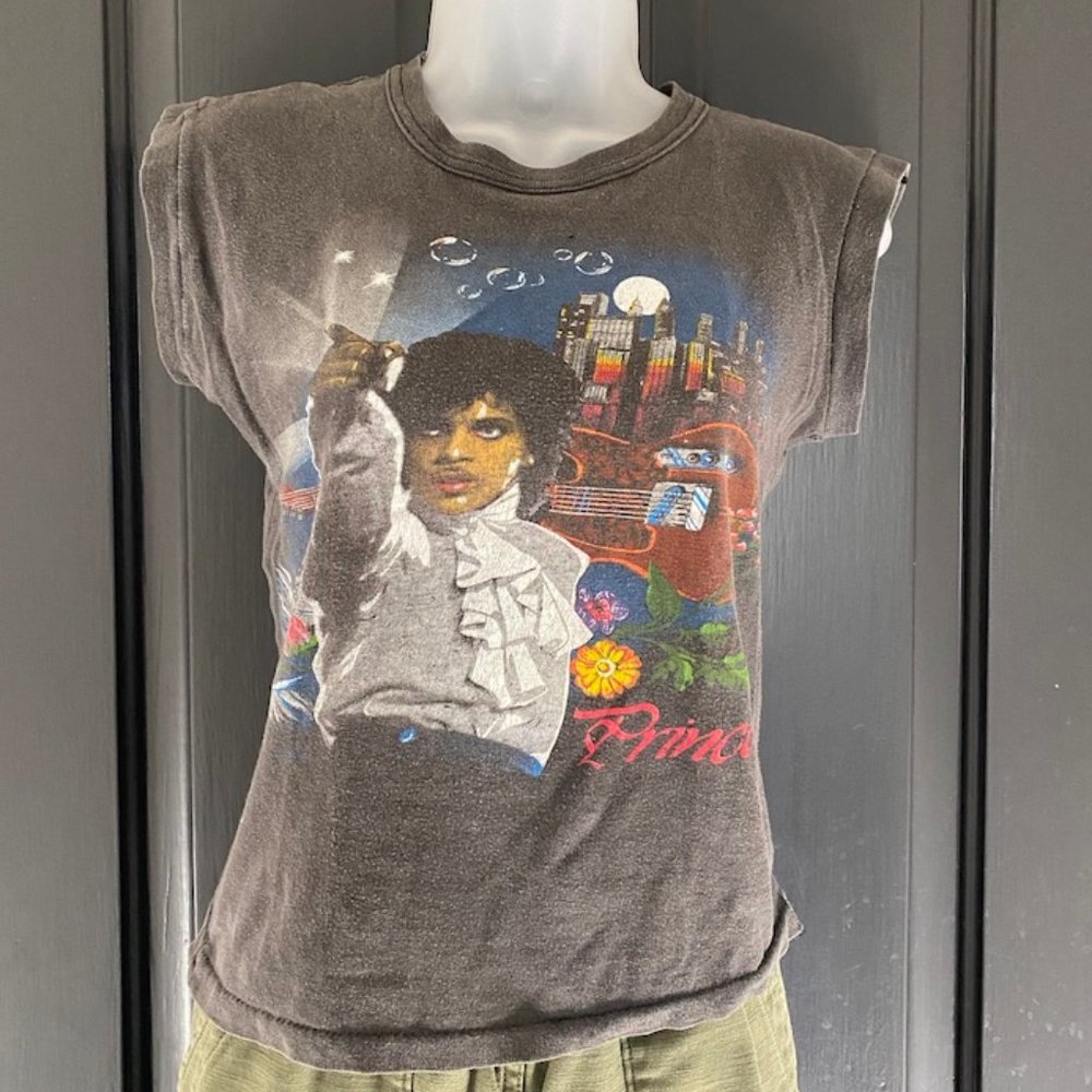 Vintage Prince Purple Rain Concert Tour muscle Tee